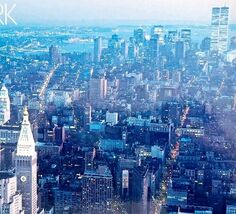 1988 View From Empire State Building New York City Postcard NYC WTC E86RP3 - €17,16 EUR