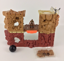 Imaginext T-Rex Mountain Building Toy Buildable Dinosaur Cave Man Lot INCOMPLETE - $49.45
