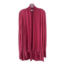 Athleta Pranayama Wrap Cardigan Women’s Medium Burgundy Open Front - $26.10