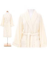 Pine Cone Hill Ivory Sheepy Fleece Robe, Petite, Grande - £59.95 GBP