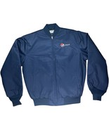 Navy Blue Jacket Sz Large Quilted Lining Heavy Duty Work Coat - $49.49