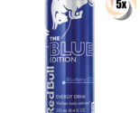 5x Cans Red Bull The Blue Edition Blueberry Flavor Energy Drink | 8.4oz | - £18.44 GBP