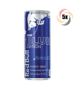 5x Cans Red Bull The Blue Edition Blueberry Flavor Energy Drink | 8.4oz | - $23.91