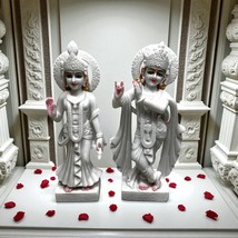 Hindu Gods Lord Radha Krishna Idol Statue Figurine Sculptures for Pooja ... - $5,309.87