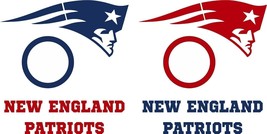 New England Patriots Cornhole Set of 10 Vinyl Decals - 4 Free Window Decals - $29.92