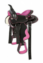 Beautiful Designer Synthetic Western Barrel Racing Horse Saddle (10&quot; to ... - $299.00