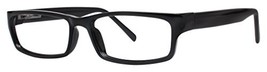 Plasma Unisex Eyeglasses - Modern Collection Frames - Black 54-16-145 - $59.00