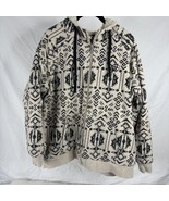 Ariat Jacket Womens XL Black White Hoodie Berber Lined Real Sherpa Chore... - $530.18 MXN
