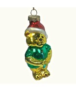 Thomas Pacconi Ornament Museum Series Gold Bear Stocking Hat Blown Glass... - £10.19 GBP