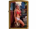 Zippo Lighter - Sexy Cowgirl Red Top Toffee - 853289 - £26.65 GBP