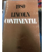 1980 Lincoln Continental Proprietari Manuale Owner&#39;s Guida Libro Originale - $10.82 CAD