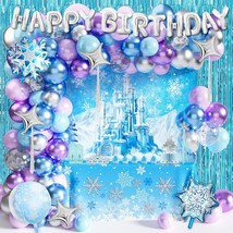117 Pcs Frozen Birthday Party Supplies Princess Birthday Party Decorations for G - £28.04 GBP