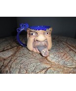 Ceramic Cigar Man Coffee Mug 3.75&quot; H New # 005 - $85.00
