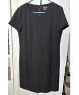 TAHARI Arthur S. Levine Women’s Bi Stretch LBD Shift Dress Size 8 Black - $20.53