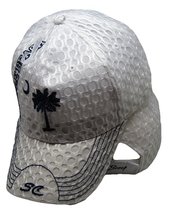 Embroidered White &amp; Navy Mesh South Carolina SC Myrtle Beach Ball Hat Cap - £7.79 GBP