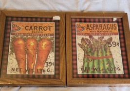 Vintage Advertisement Sealed Asparagus Carrots Mary Washington John Perk... - $20.57