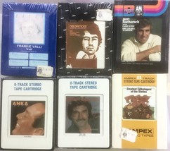 6 SEALED 8-Track Tapes Valli Diamond Anka Bacharach Humperdinck Folksingers - £19.90 GBP