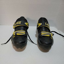 LAKE CYCLING Women&#39;s Size 6.5-7 MX81W Black &amp; Yellow Shoes EU 38 Mountain - $35.49
