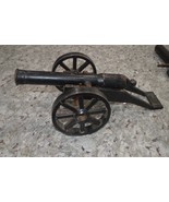 Large Antique Canon w 2 Barrels, 33lbs, heavy metal, I believe it could ... - $450.00
