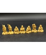 7 Gods of Good Fortune Japanese Figurines Tan Good Luck Charms - $420.81 MXN