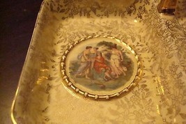 Antique Empire England double dresser VANITY tray - £35.61 GBP