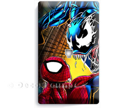 Spiderman super hero vs Venom phone telephone wall plate cover kids chil... - $450.31 MXN