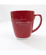 Starbucks Red Est 1971 Starbucks Coffee Co. Mug 19.5 floz w/White Trim - £16.22 GBP