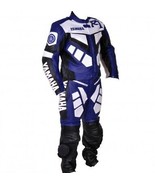 R1 Racing Motorbike Leather Suit Motorcycle Mens Biker Leather Jacket Pa... - €229,93 EUR