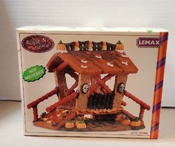 Lemax Sugar N Spice Halloween Pumpkin Village "Goblin Bridge" Figurine  - £31.43 GBP