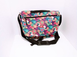 Dickies 70s Flower Power  Crossbody Flap Messenger Large Shoulder Bag Co... - $47.25