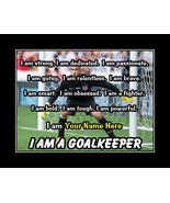 Inspirational Personalized GoalKeeper Soccer Poster Print Wall Art Gift - £22.01 GBP+