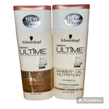Schwarzkopf Essence Ultime Hair Amber + Oil Nutrition Shampoo &amp; Conditioner - £47.36 GBP