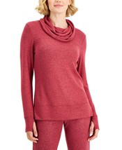 MSRP $40 Ideology Women&#39;s Mushy Knit Cowlneck Top Red Size Small - $19.80