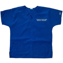 NHS Scrub Top Accident &amp; Emergency Apprentice Small Navy Blue Cherokee S... - £6.91 GBP