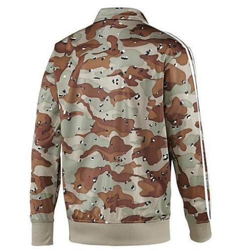 Adi Firebird Camo Brown White Army Track Top Jacket - : M