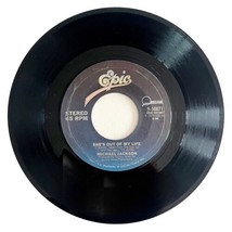 Michael Jackson She&#39;s Outta My Life Get On The Floor 1979 Vinyl Record 7&quot; 45BinK - £15.95 GBP