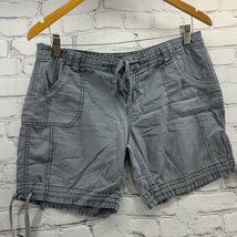 OP Shorts Gray Juniors Sz 13 Casual Missing Pocket Buttons 100% Cotton - £13.60 GBP