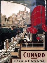 7873.Decoration Poster.Home Room wall interior art design.Cunard.Cruise travel - £13.44 GBP+