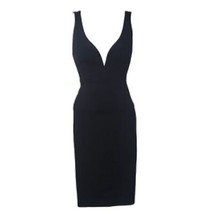 Lulu&#39;s Gracefully Yours Black Body Con Dress Size XS - $39.60