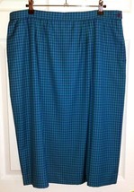 Vintage PENDLETON SOPHISTICATES Purple/Green Gingham Check Pencil Skirt ... - $26.69 CAD