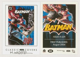 2008 DC Comics SIGNED Matt Wagner Archives Cover Art Card ~ Batman #629 - £7.76 GBP
