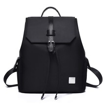 Women&#39;s Casual Elegant Backpack Ox Cloth Waterproof Girl Solid Color Simple Fash - £22.37 GBP