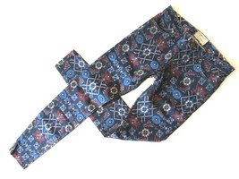 NWT Current/Elliott the Ankle Skinny in Midnight Tapestry Print Stretch Jeans 25 - $21.78