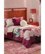 ROSES FLOWERS BLANKET WITH SHERPA SOFTY THICK AND WARM  8 PCS KING SIZE - $173.24