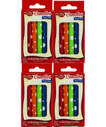4 Boxes Birthday Cake Candles Betty Crocker Dizzy Dots Lot of 4 - 12 Cou... - $21.65 CAD
