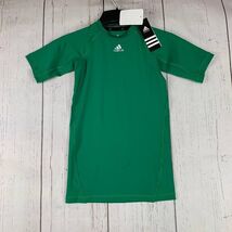 Adidas Logo Medium Athletic T-Shirt Green New Kids - $273.99 MXN