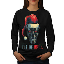 Droid Christmas Skull Jumper  Women Sweatshirt - $18.99