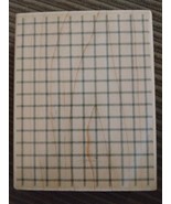 Stampabilities 2002 Big Plaid Background TR1005 Wood-mounted Rubber Stamp - $20.29 CAD