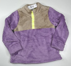 Baby Gap NWT girls size 4 purple pullover 1/4 button up long sleeve sweater X8 - £14.20 GBP