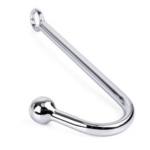 Bdsm Metal Anal Hook Butt Plug With Smooth Ball Anal Plug Sm Restraints Anal Gay - £23.59 GBP